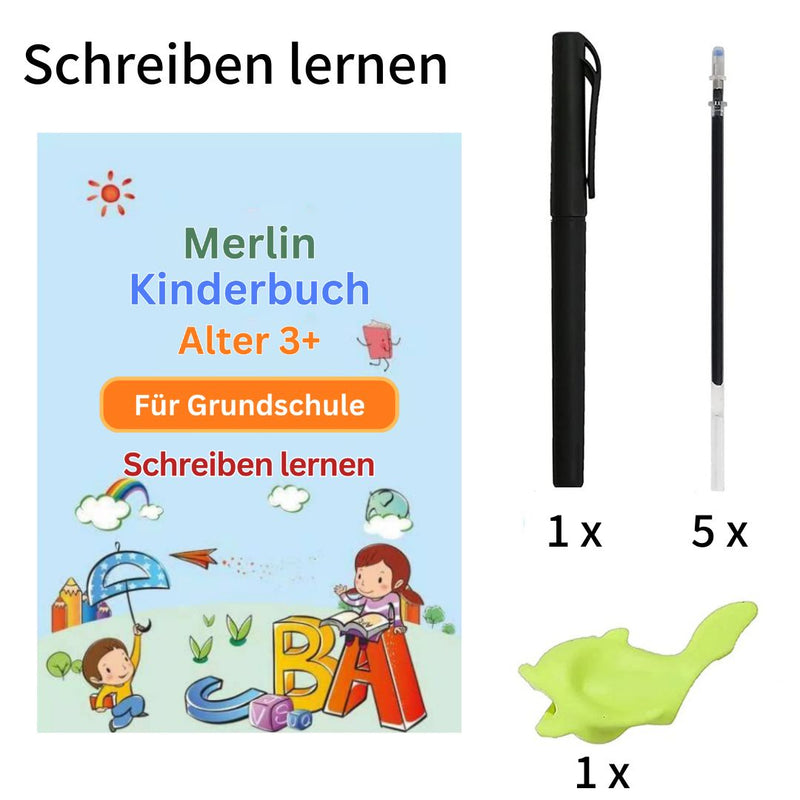Merlin Kinderbuch - Spielend leicht Rechnen, Malen, Schreiben lernen