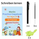 Merlin Kinderbuch - Spielend leicht Rechnen, Malen, Schreiben lernen