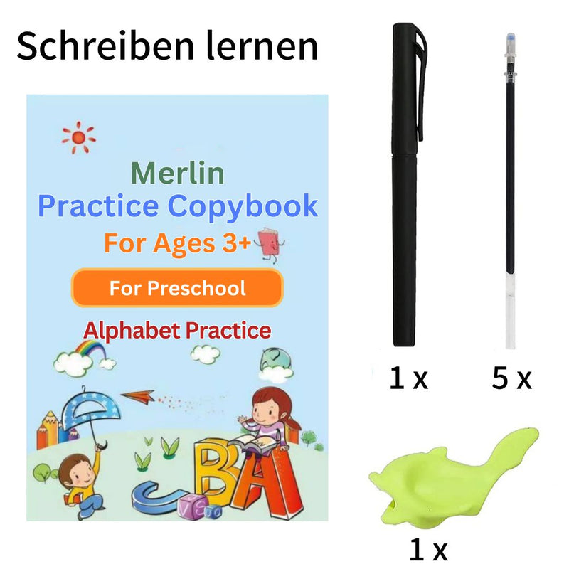 Merlin Kinderbuch - Spielend leicht Rechnen, Malen, Schreiben lernen