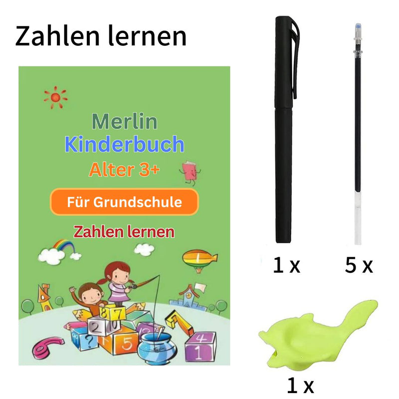 Merlin Kinderbuch - Spielend leicht Rechnen, Malen, Schreiben lernen