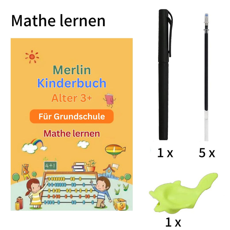 Merlin Kinderbuch - Spielend leicht Rechnen, Malen, Schreiben lernen