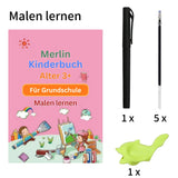 Merlin Kinderbuch - Spielend leicht Rechnen, Malen, Schreiben lernen
