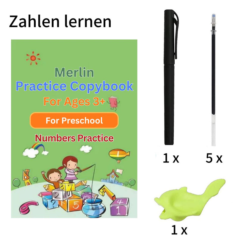 Merlin Kinderbuch - Spielend leicht Rechnen, Malen, Schreiben lernen