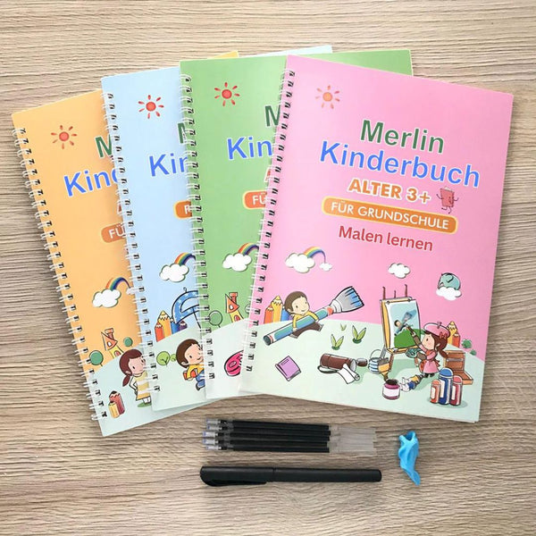 Merlin Kinderbuch - Spielend leicht Rechnen, Malen, Schreiben lernen