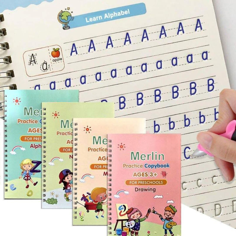 Merlin Kinderbuch - Spielend leicht Rechnen, Malen, Schreiben lernen